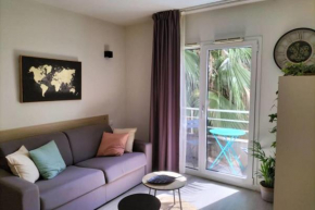 BRIGHT studio with balcony in Béziers